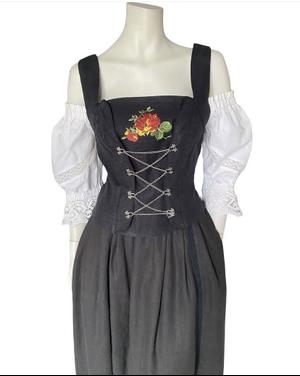 Льняной корсетный топ Distler 46