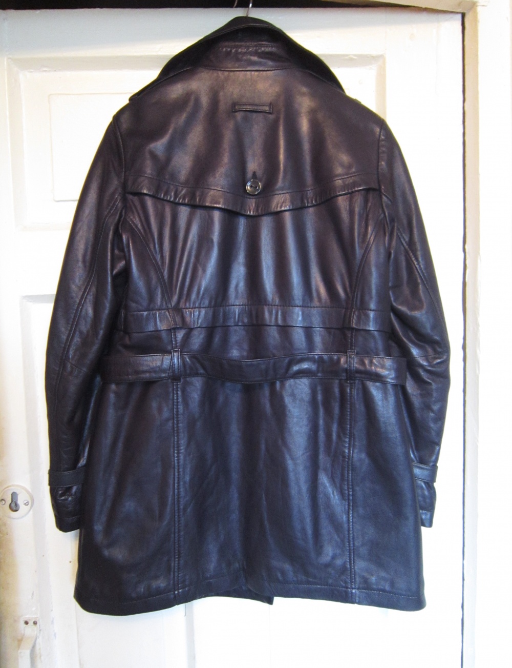Кожаный тренч/ куртка, Oakwood, 50 размер, XL.