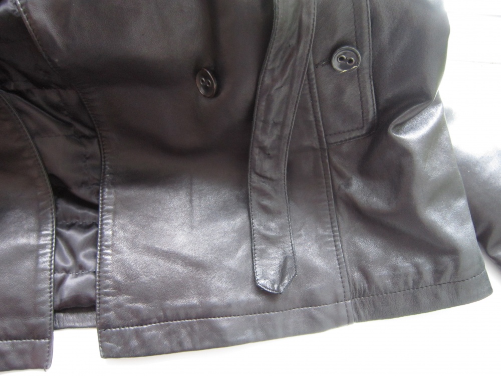 Кожаный тренч/ куртка, Oakwood, 50 размер, XL.