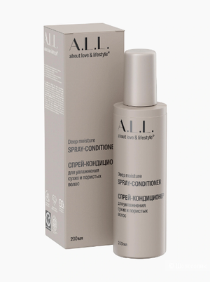 Спрей-кондиционер для волос  A.L.L. ABOUT LOVE & LIFESTYLE deep moisture