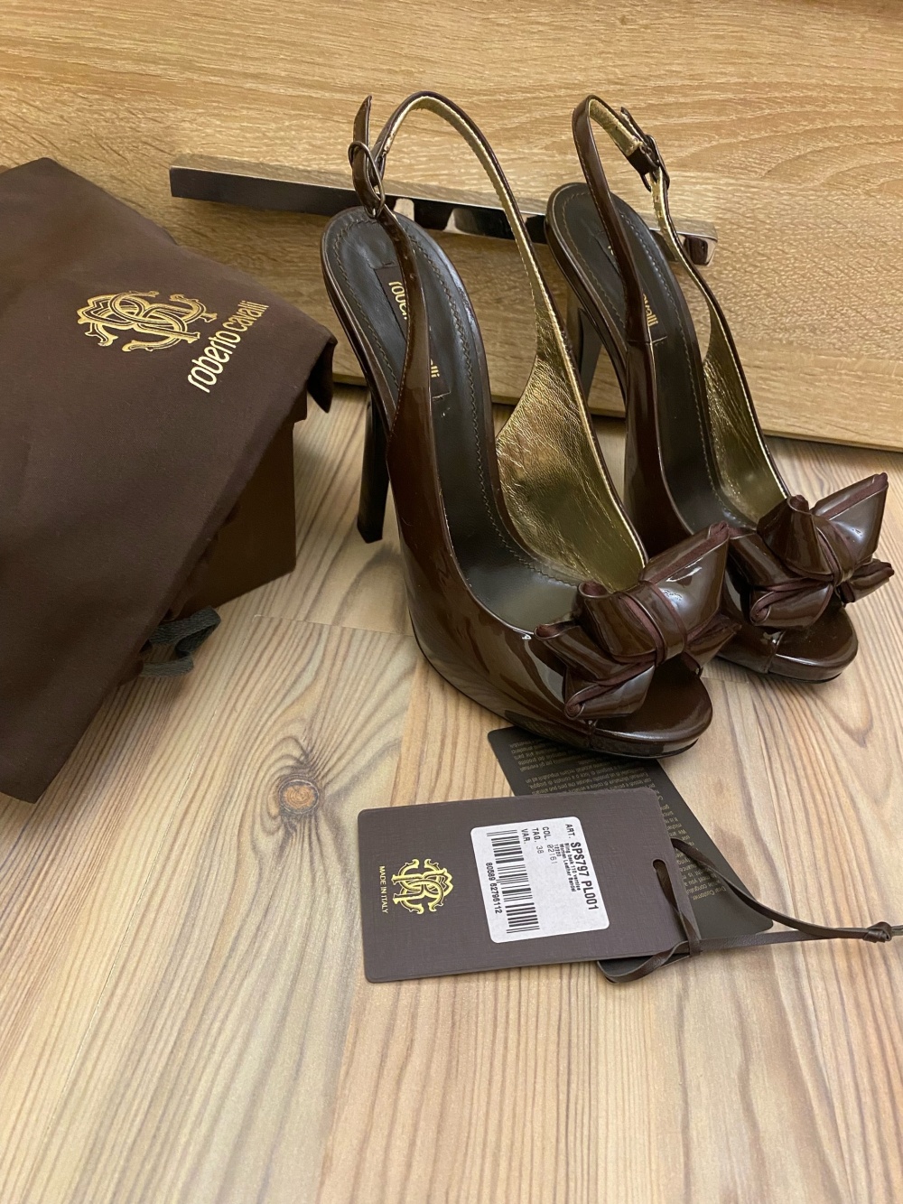 Босоножки Roberto Cavalli.Размер Фирм.38.