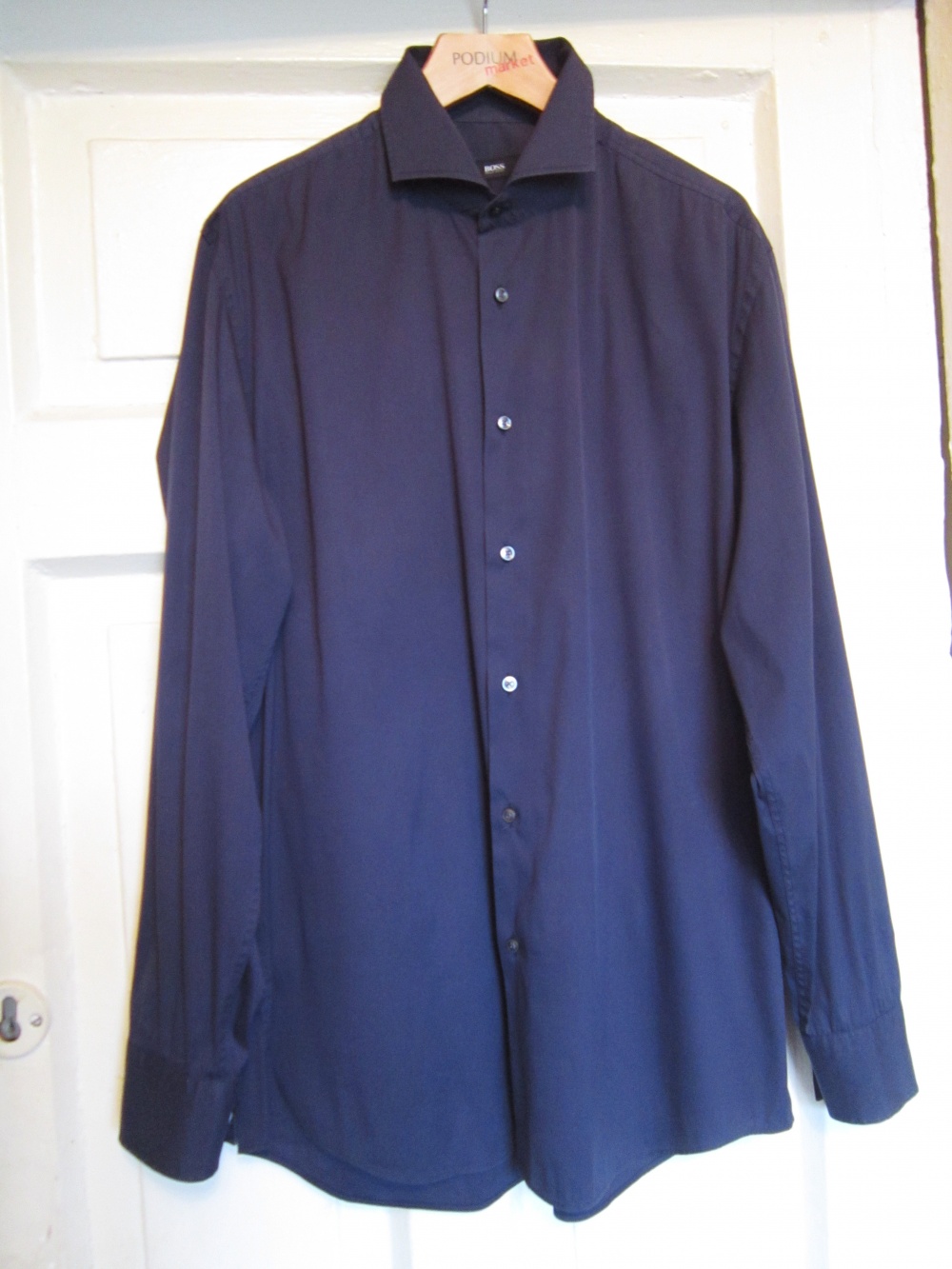 Рубашка, BOSS Hugo Boss , ворот 42, L, XL.