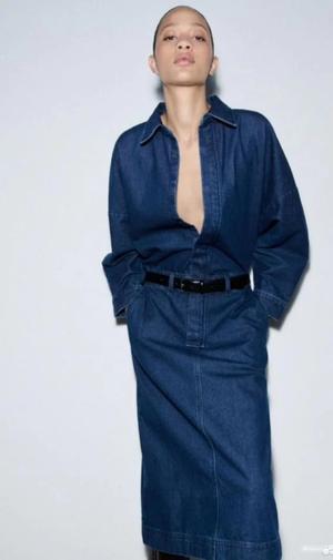 Платье джинсовое Zara р. L /48/