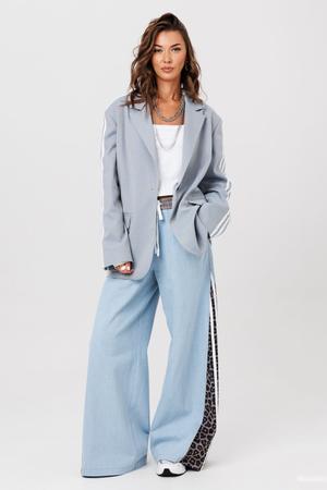 Брюки BUTER 3118 голубой размер 42