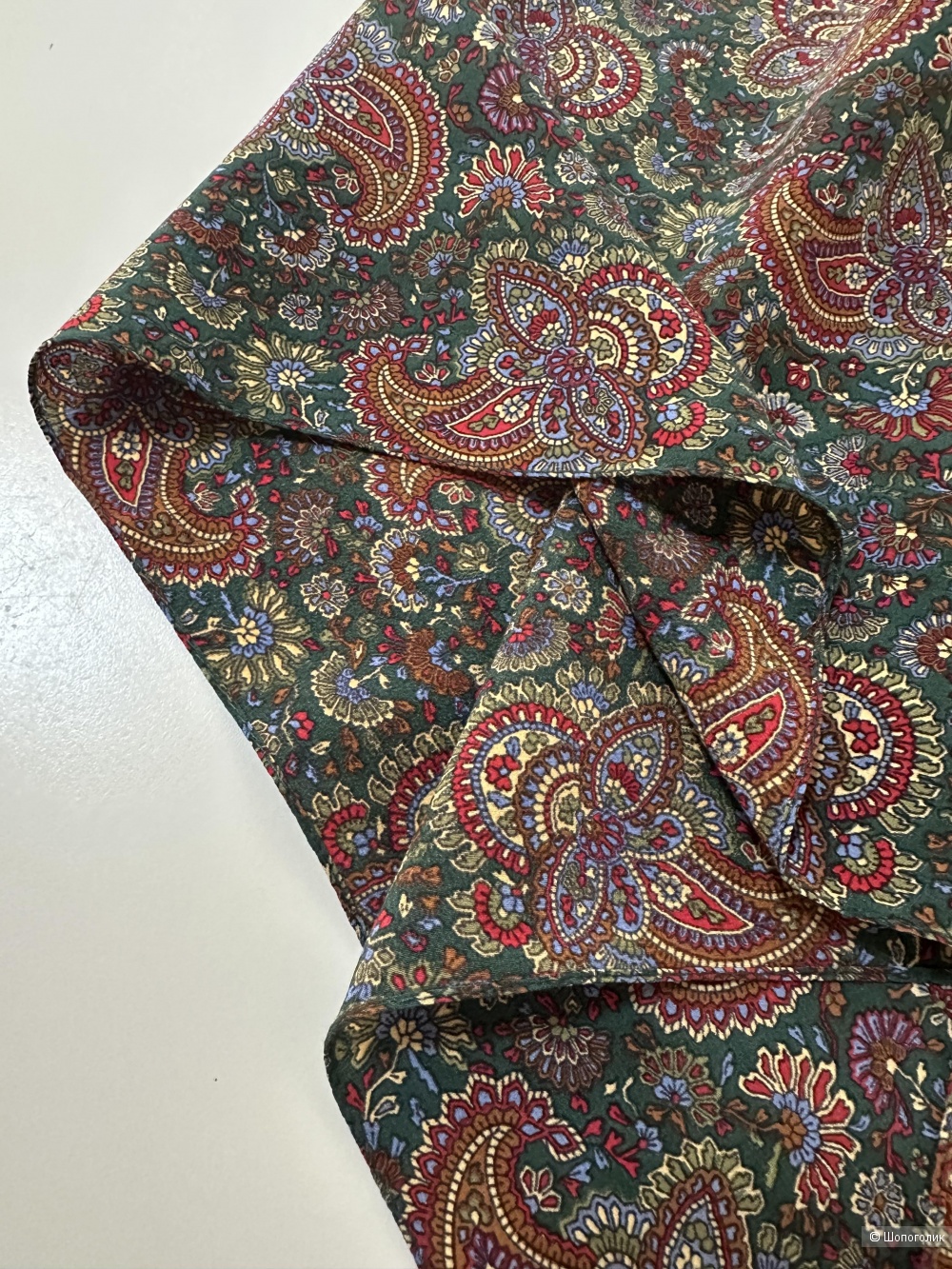 Сет из 2-х вещей: шелковый платок +шарф No name.