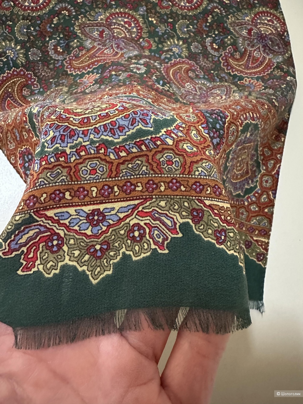 Сет из 2-х вещей: шелковый платок +шарф No name.