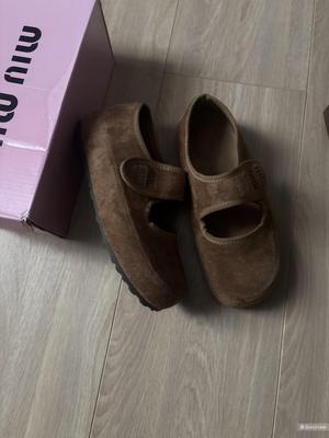 Балетки в стиле Miu Miu, размер 37