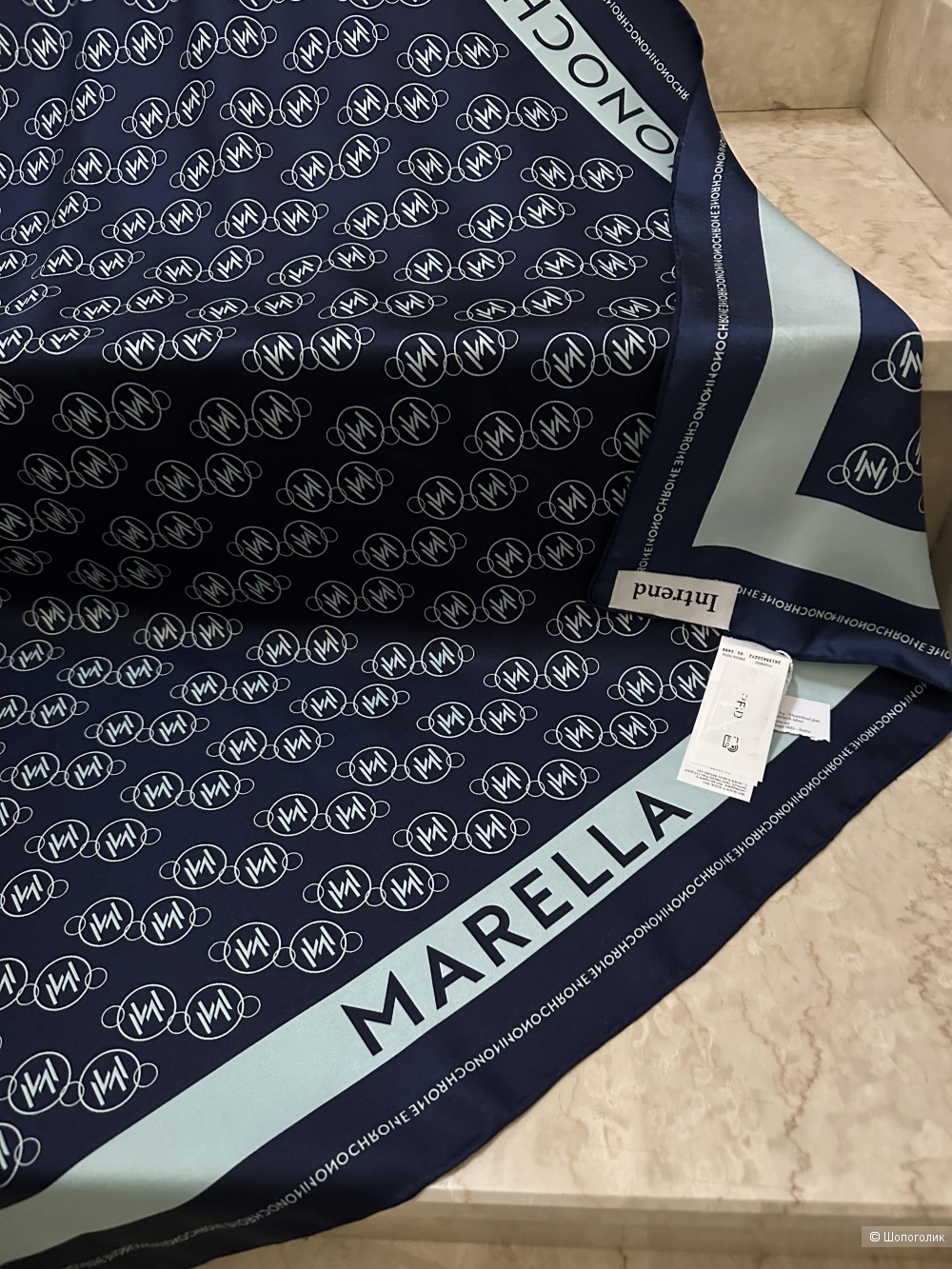 Шелковый платок Marella 90x90 см.