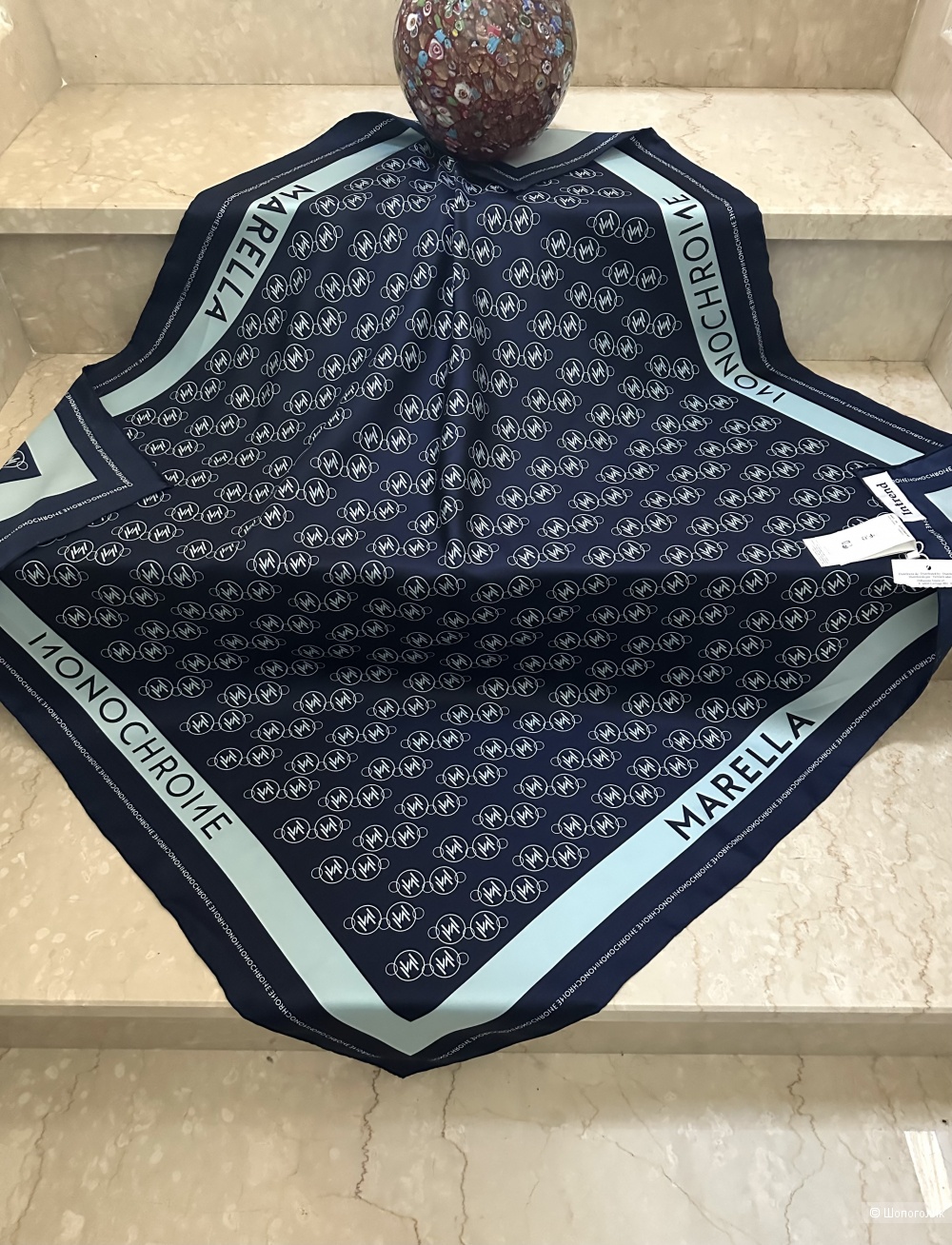 Шелковый платок Marella 90x90 см.