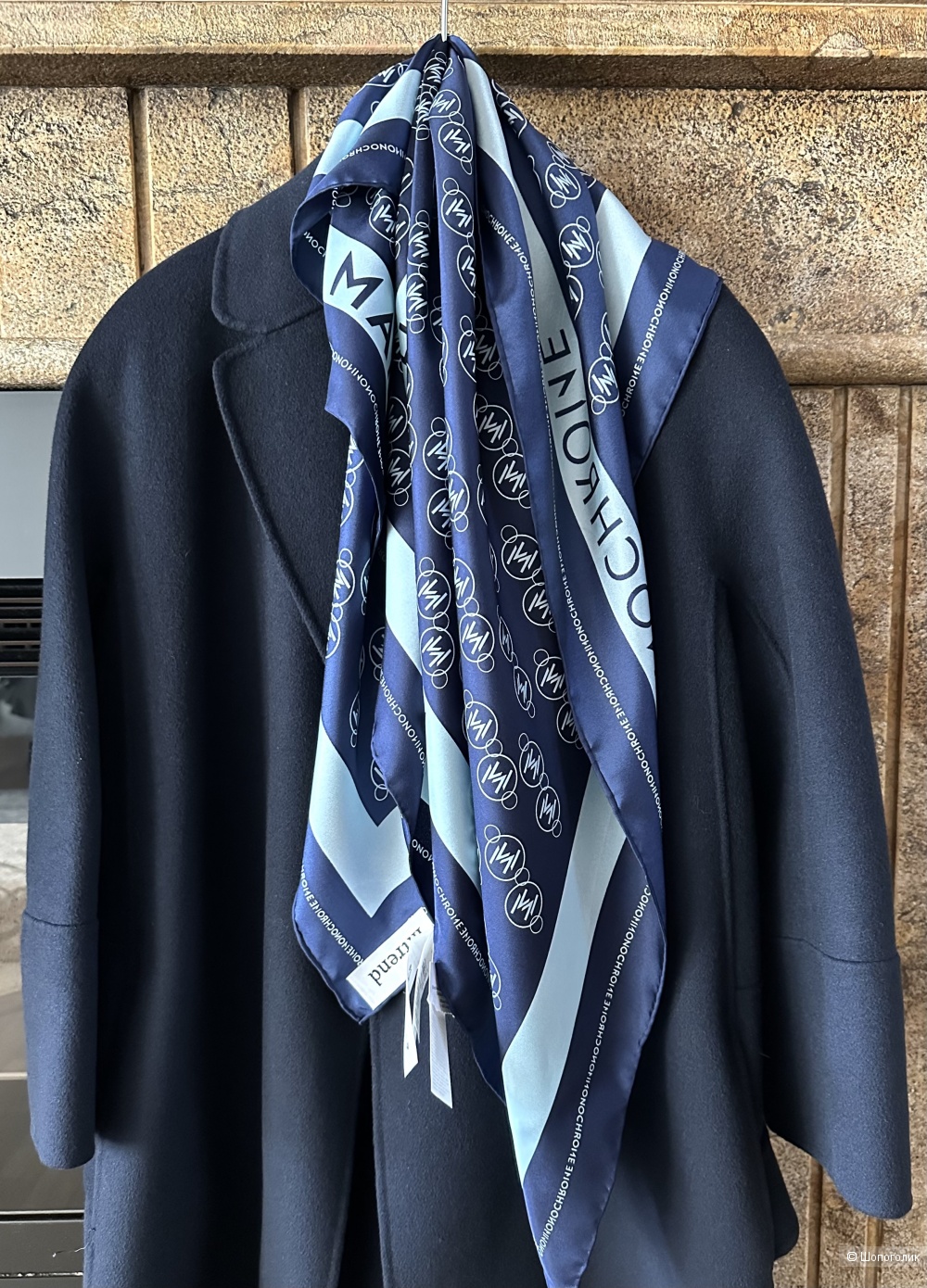 Шелковый платок Marella 90x90 см.