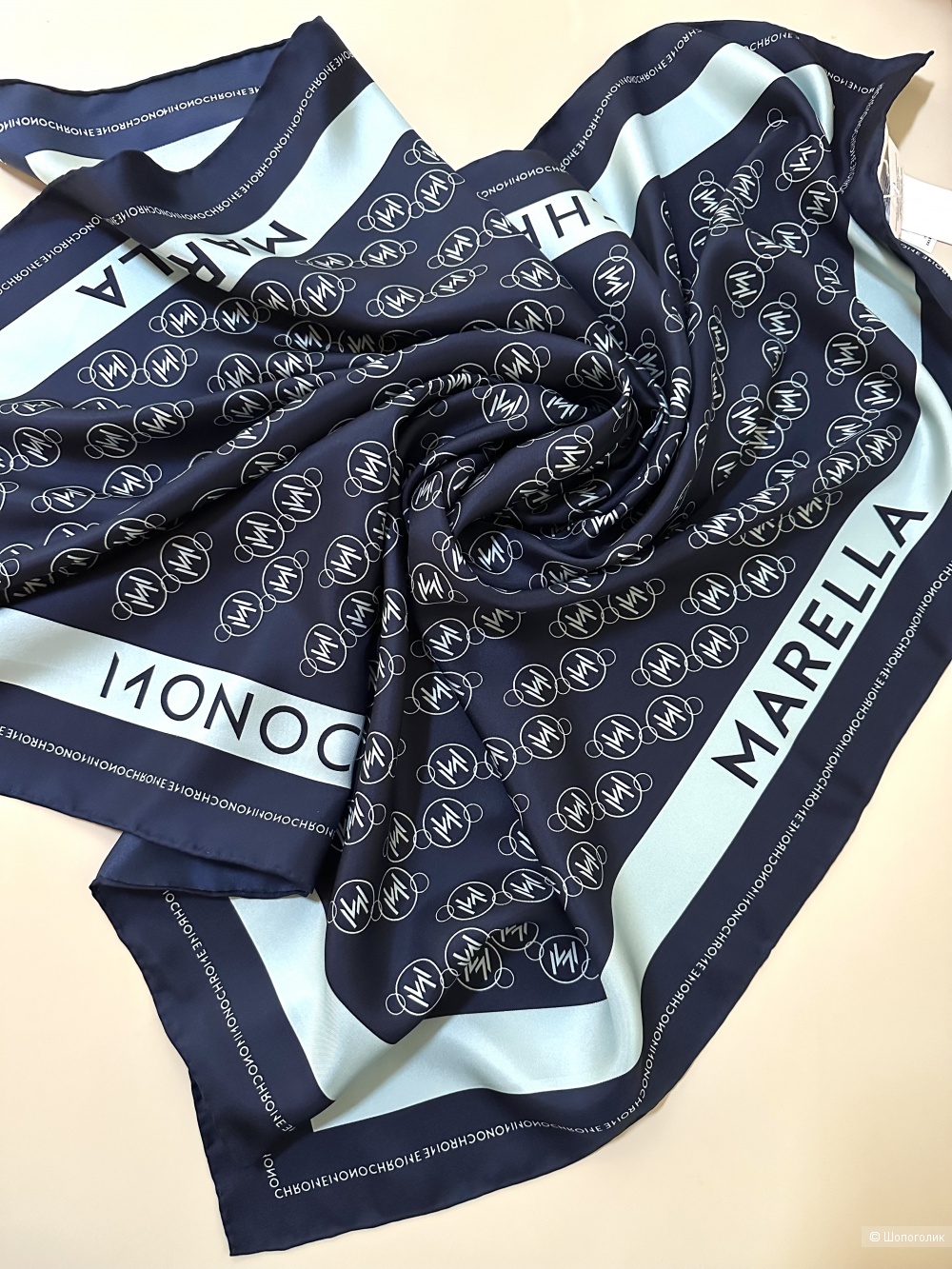 Шелковый платок Marella 90x90 см.