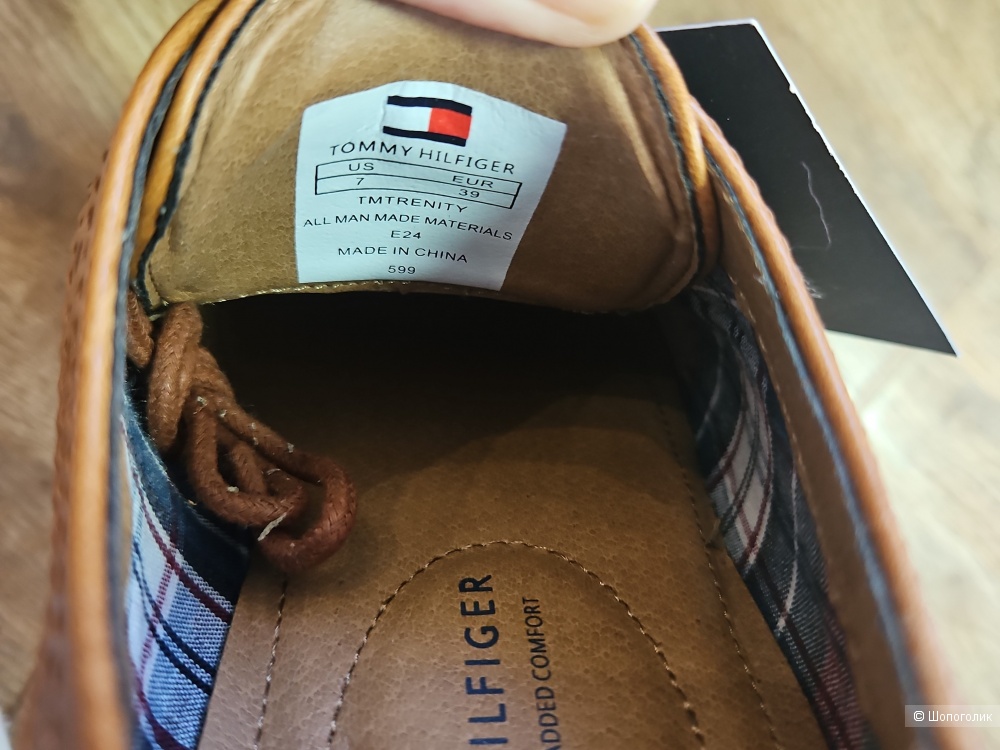 Ботинки брогги туфли Tommy Hilfiger 39