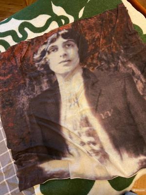 Платок шерсть с добавлением кашемира 130см