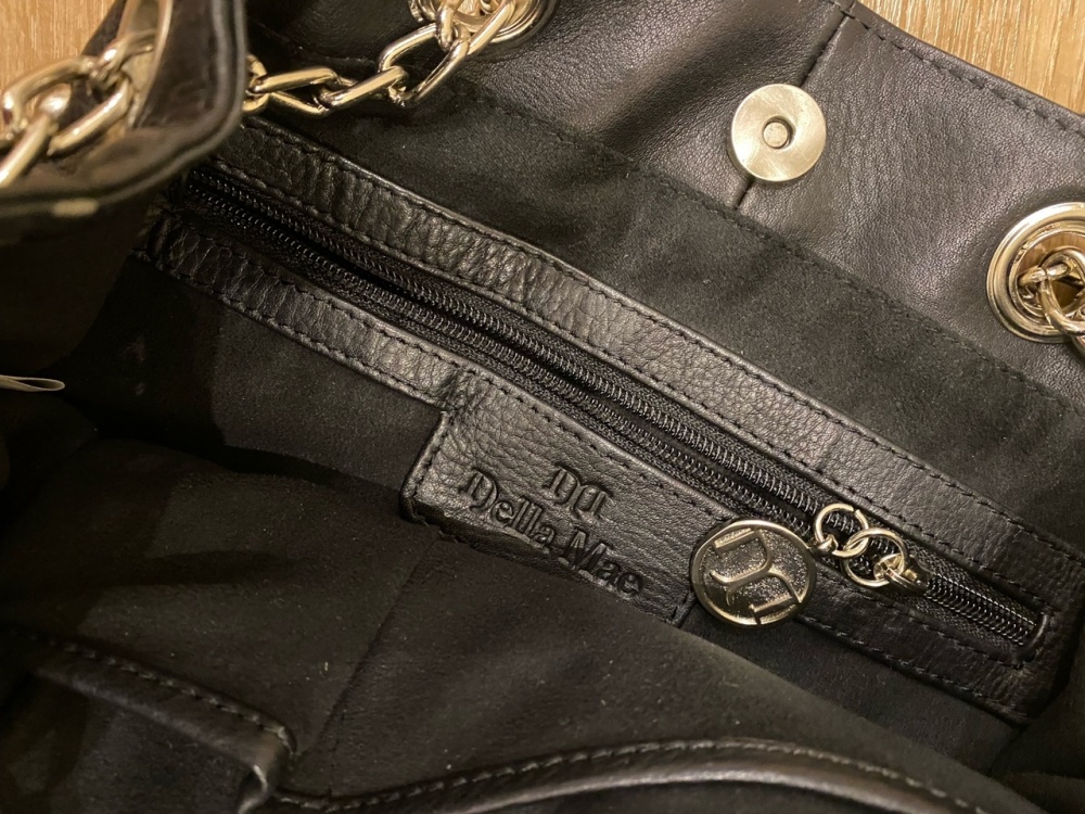 Кожаная сумка Della Mae, размер 34х32х15