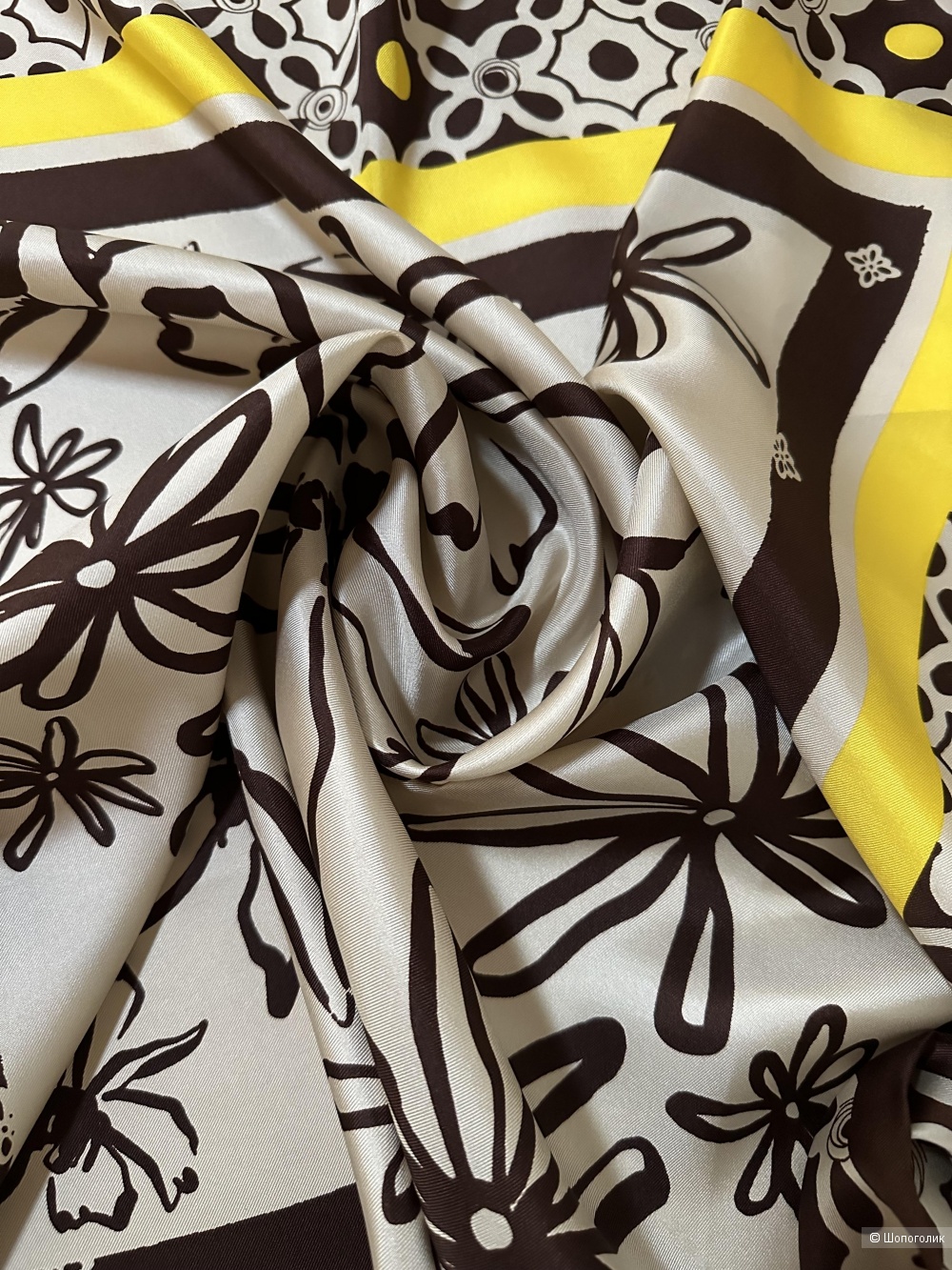 Шелковый платок Marina Rinaldi Sport 90x90 см.