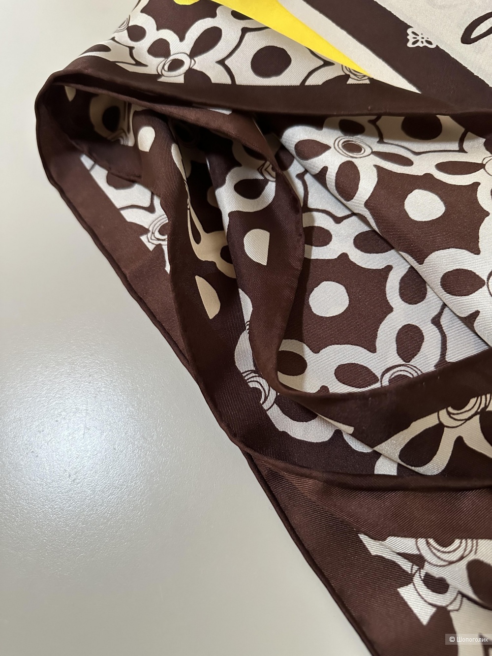 Шелковый платок Marina Rinaldi Sport 90x90 см.