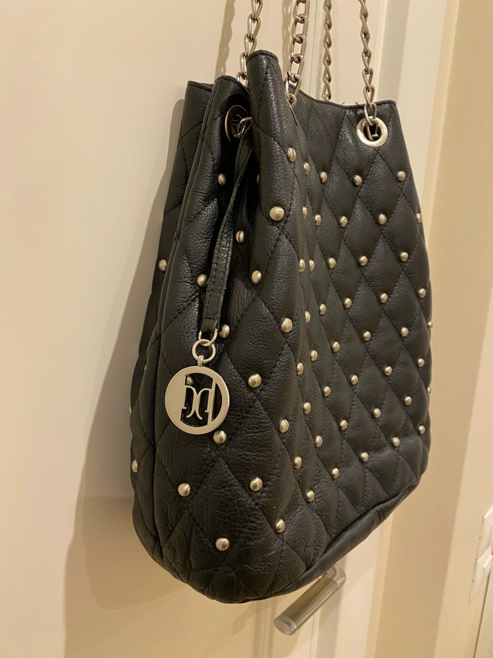 Кожаная сумка Della Mae, размер 34х32х15