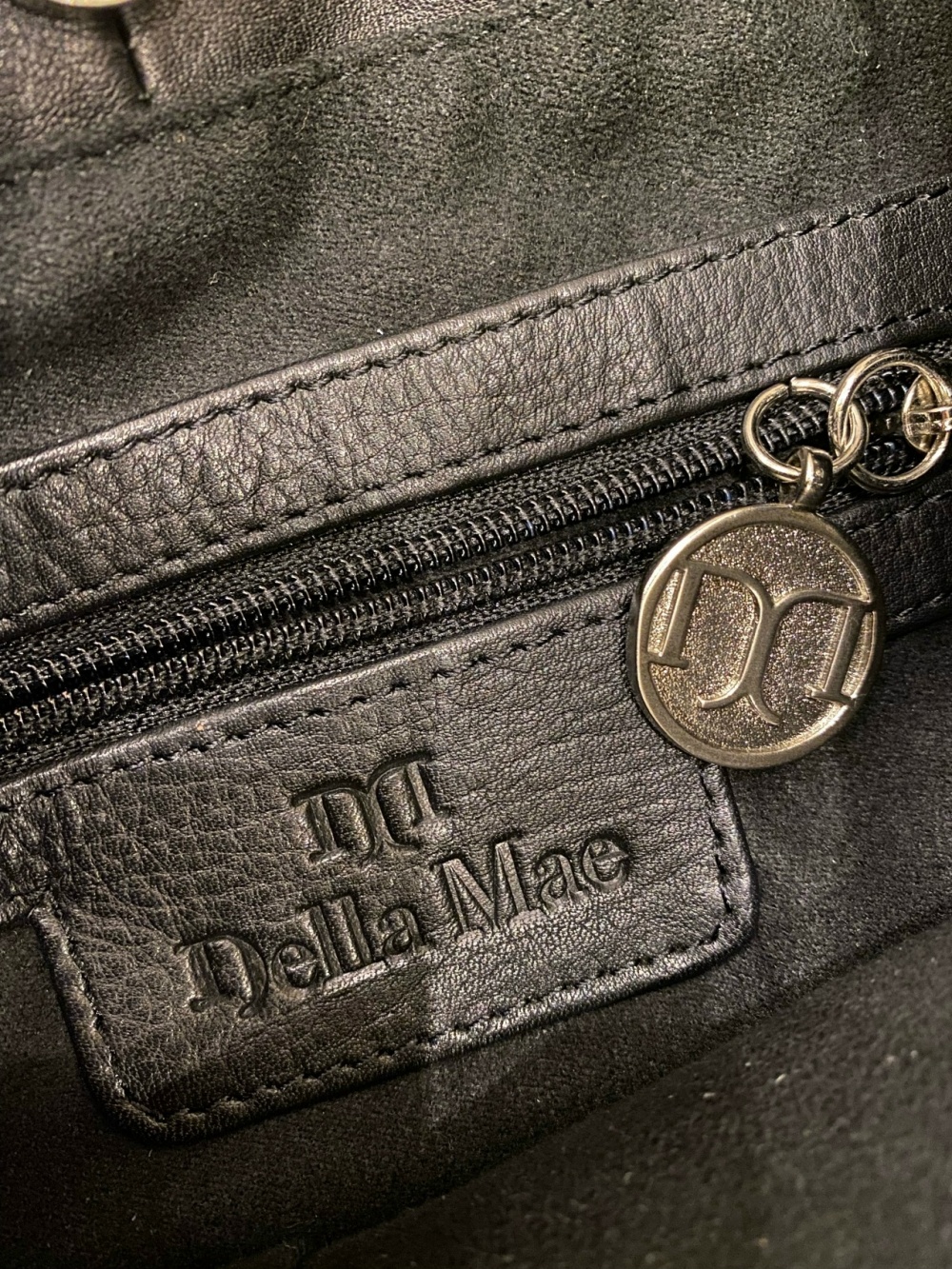 Кожаная сумка Della Mae, размер 34х32х15