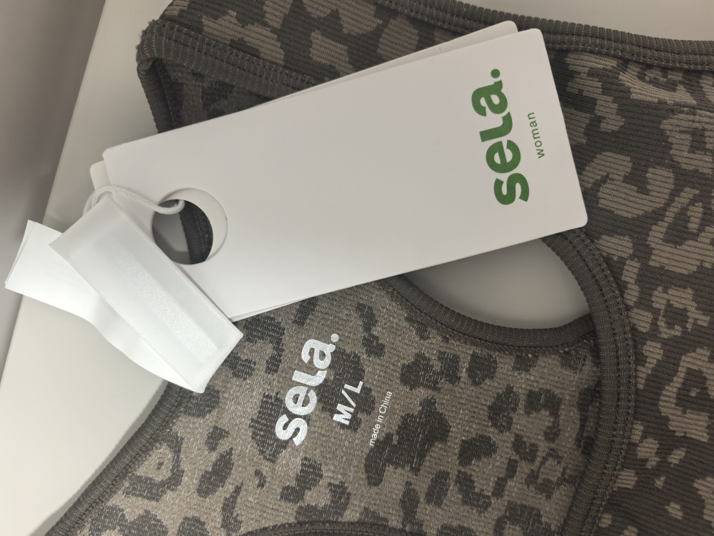 Спортивный топ в рубчик Sela M/L