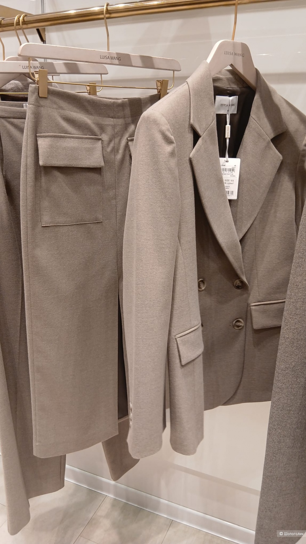Женский Костюм (юбка и пиджак)luisa wang XS S M