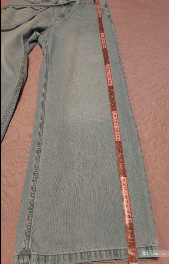 Джинсы широкие трубы ZARINA, размер 48