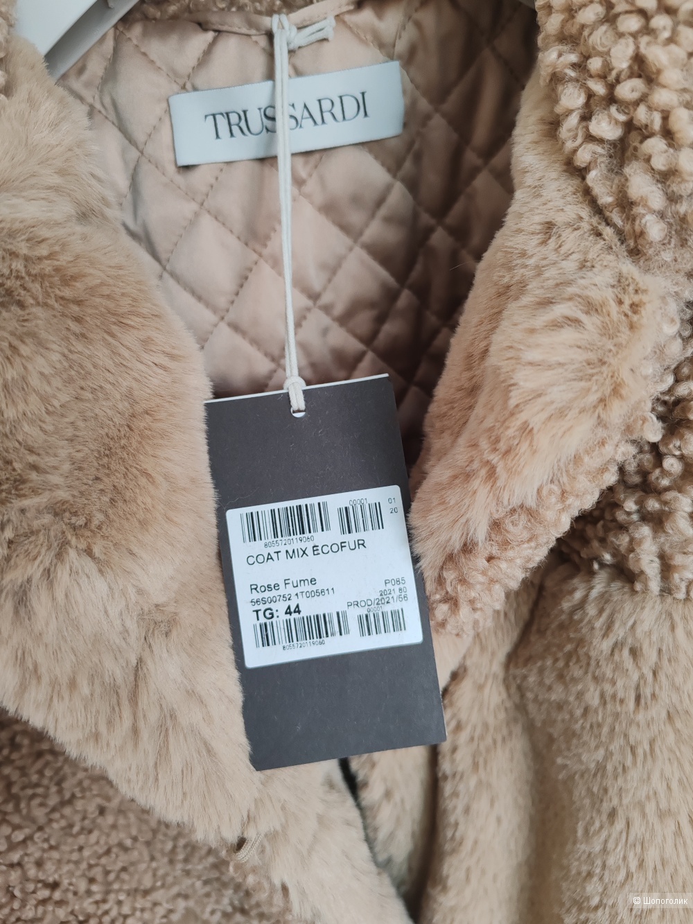 Шуба Trussardi, размер 44 IT, на 44-46-48