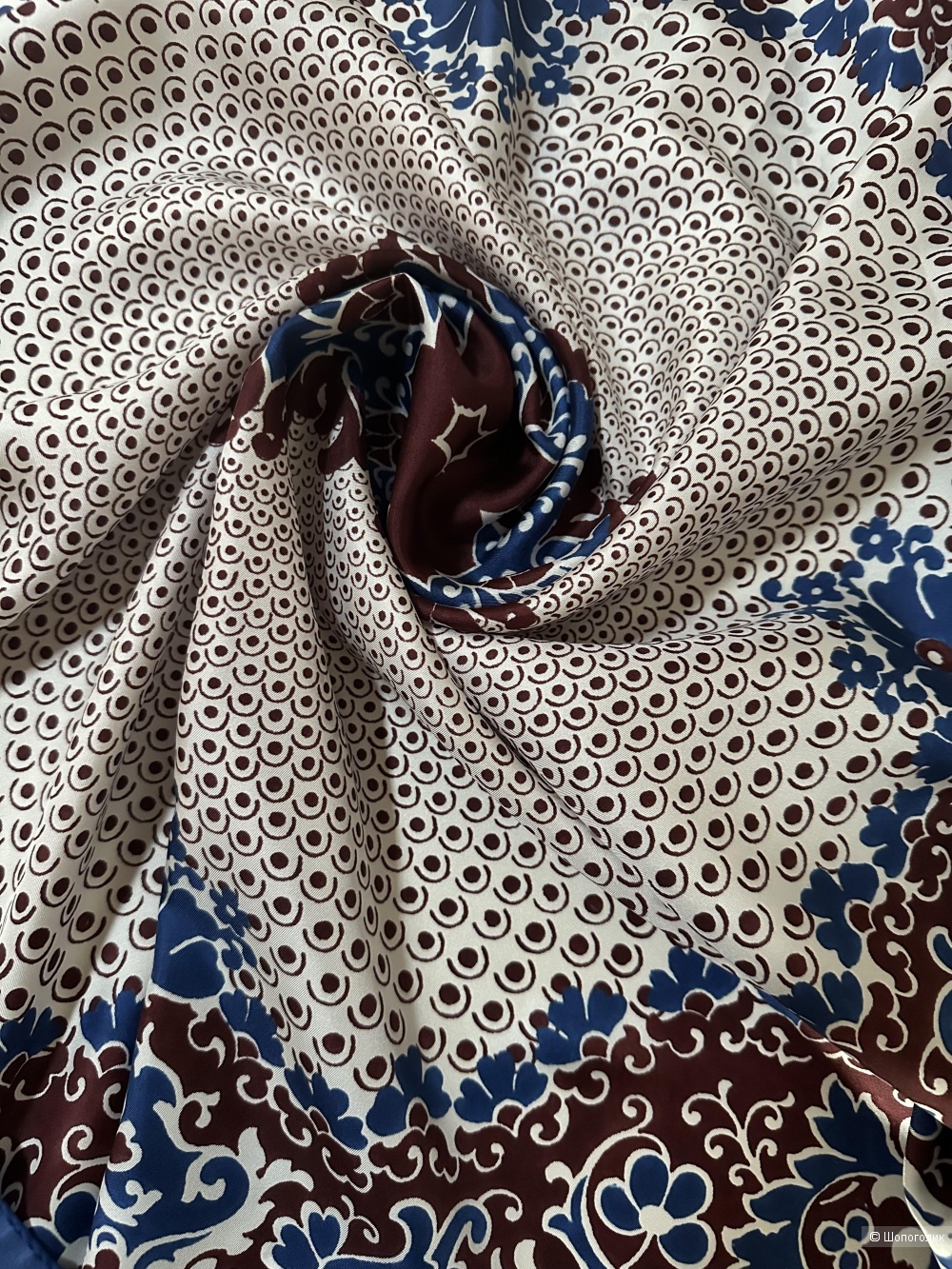 Шелковый платок Max Mara Weekend 90х90 см.