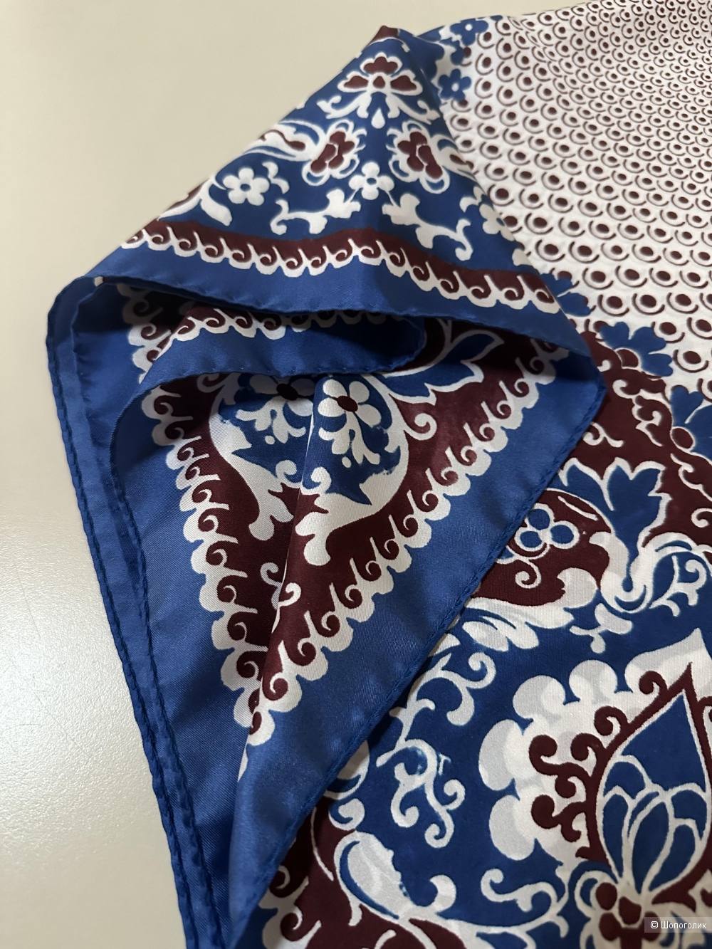 Шелковый платок Max Mara Weekend 90х90 см.