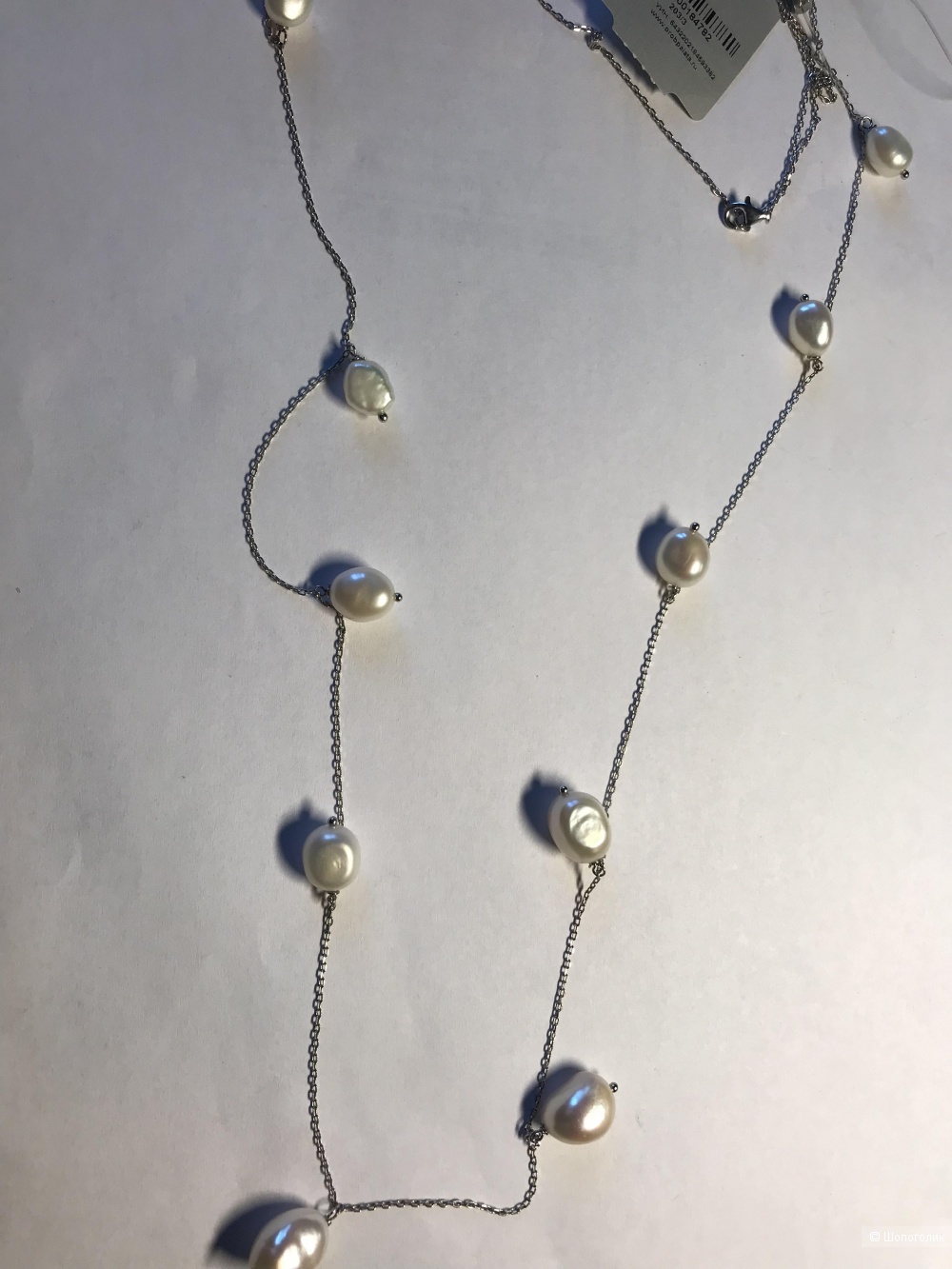 Колье с жемчугом one size