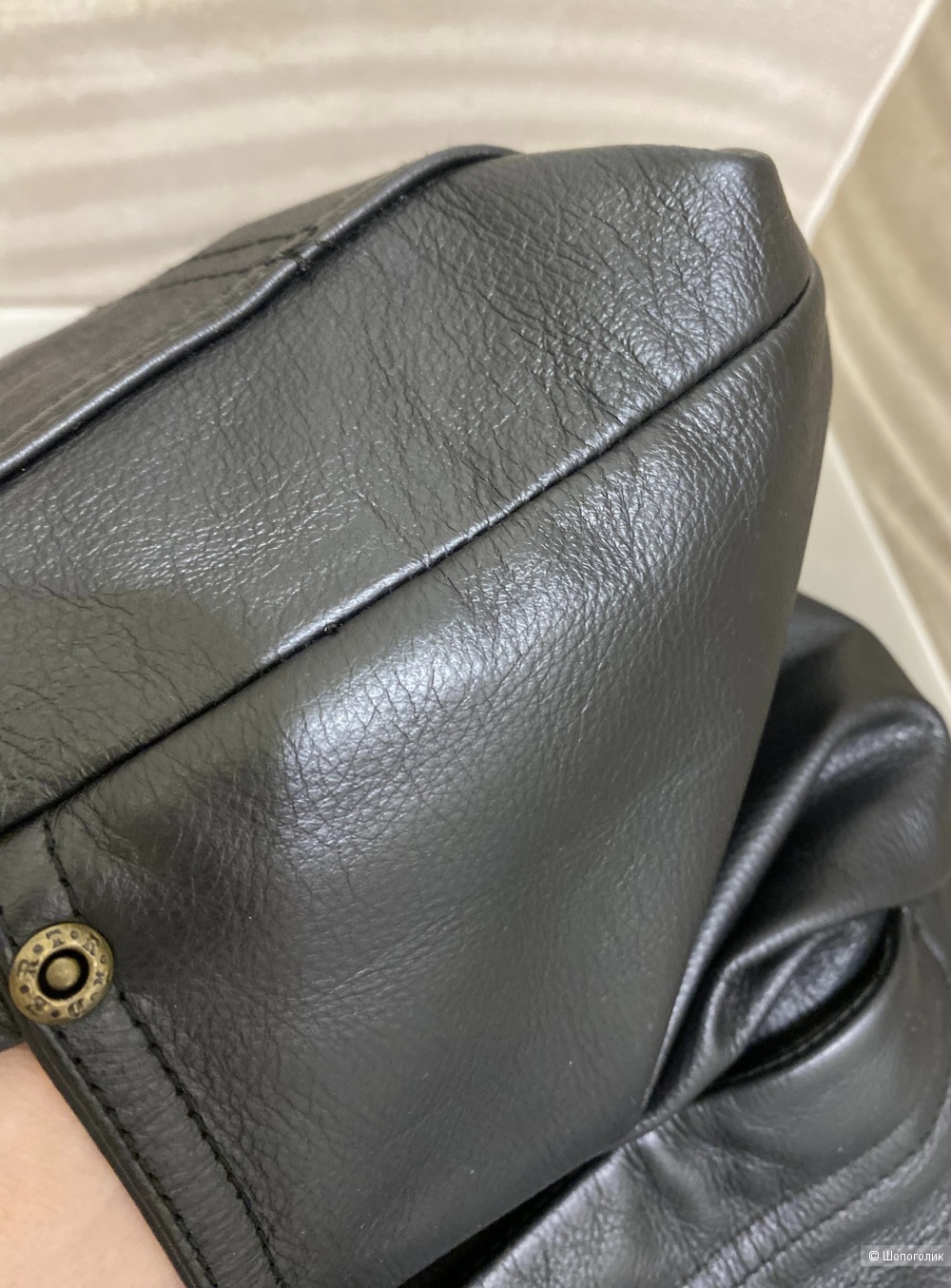 Брюки из натуральной кожи The trader Jeans Company. Размер фирм. 10.