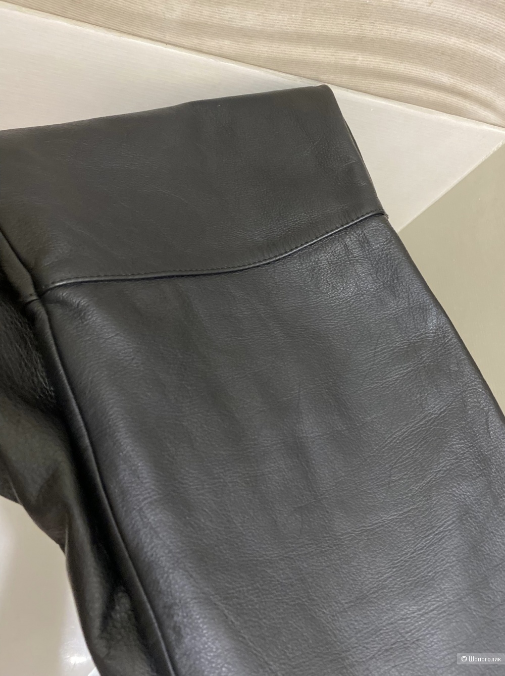 Брюки из натуральной кожи The trader Jeans Company. Размер фирм. 10.