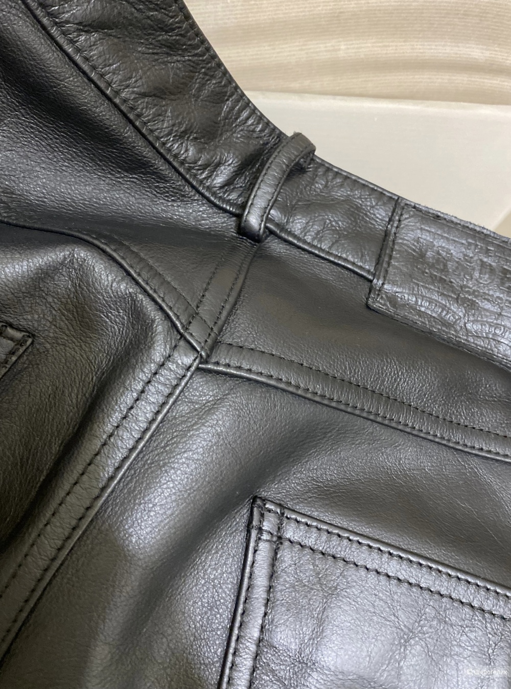 Брюки из натуральной кожи The trader Jeans Company. Размер фирм. 10.