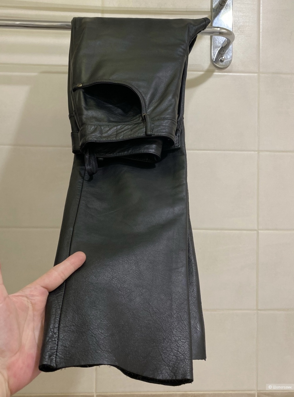 Брюки из натуральной кожи The trader Jeans Company. Размер фирм. 10.