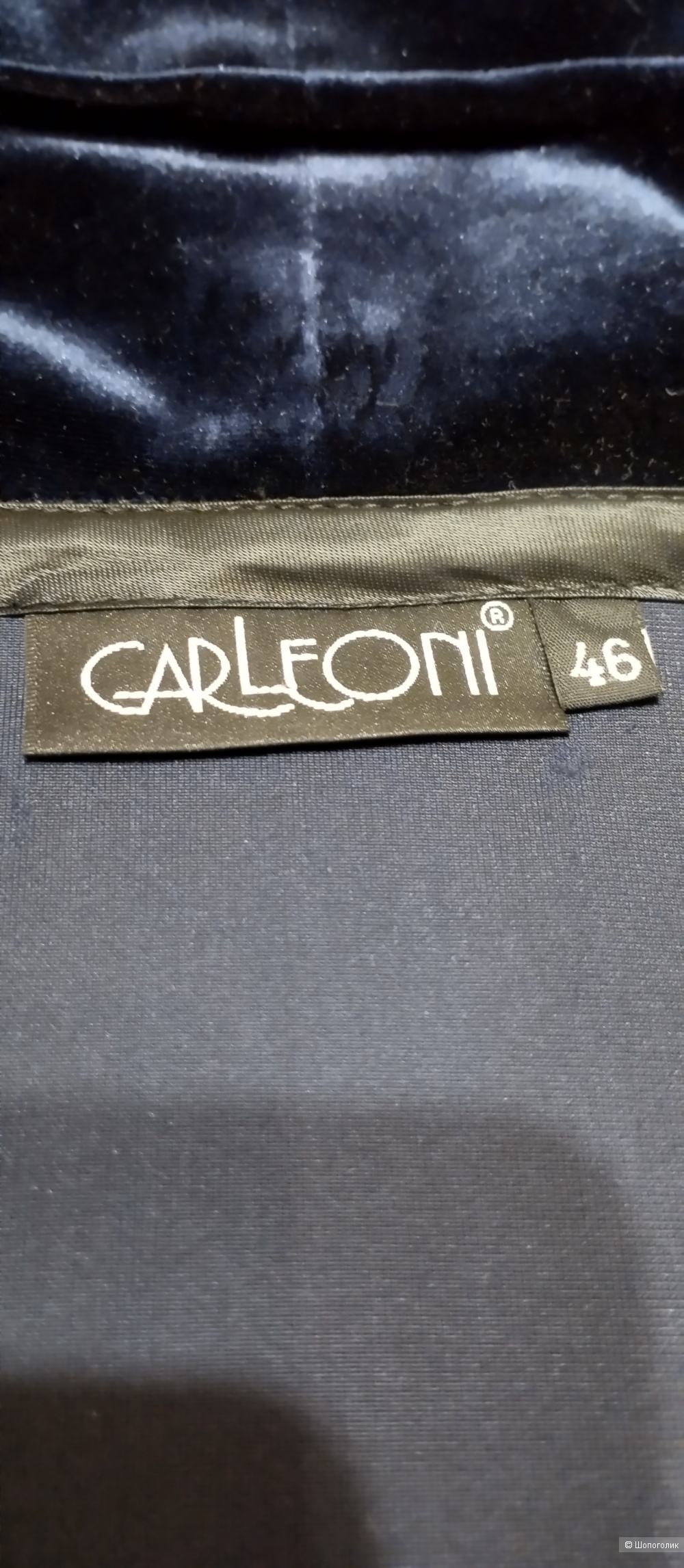 Велюровый жакет пиджак CARLEONI 52-54