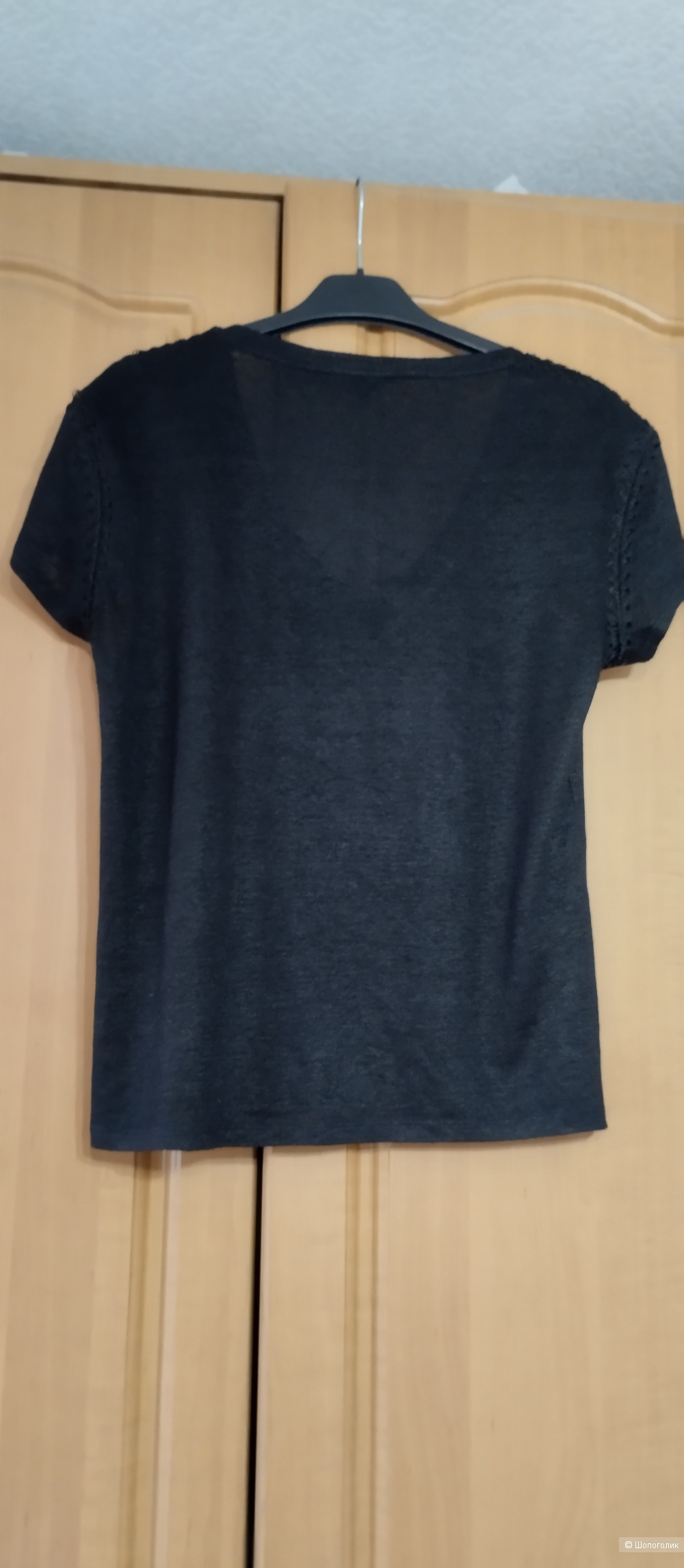 Льняная футболка Мassimo Dutti, S/M