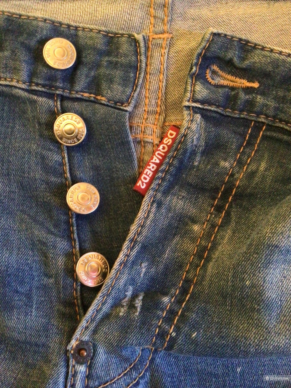 Джинсы Dsquared2, маркировка 46