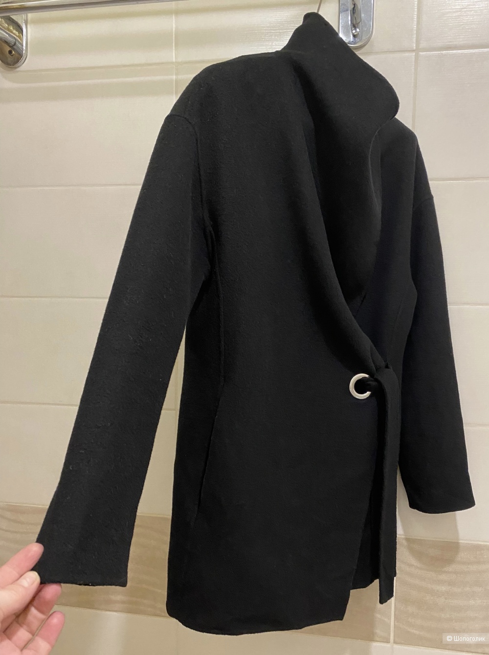 Пальто блейзер из шерсти Hand Made от ZARA. Размер XS-S.