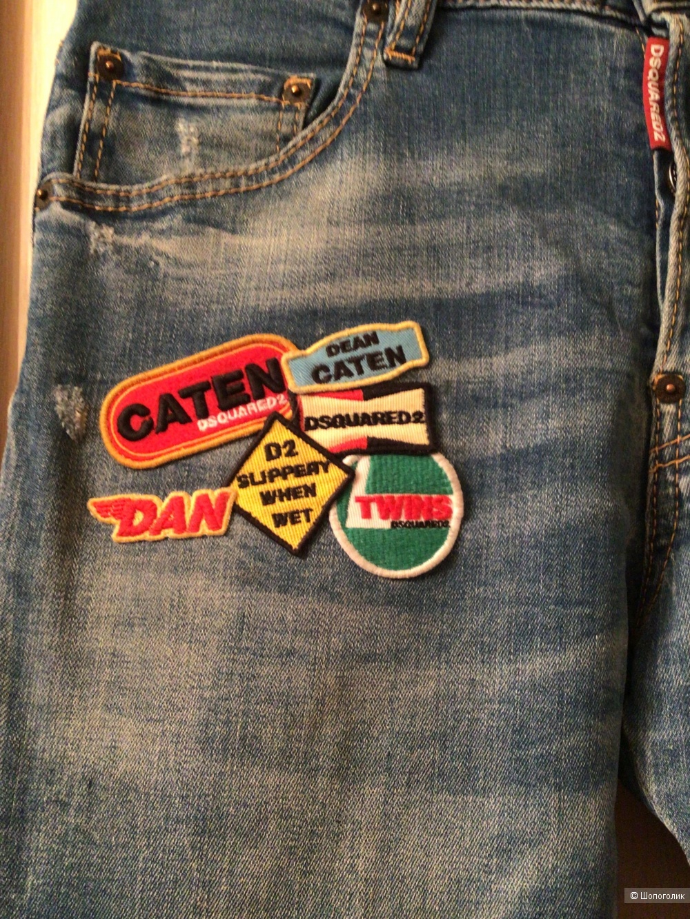 Джинсы Dsquared2, маркировка 46