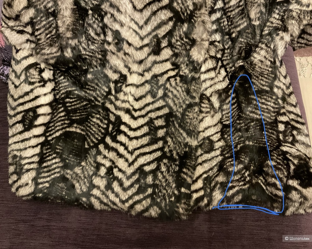 Шуба натуральная  Echt Pell Exlusiva,48-50