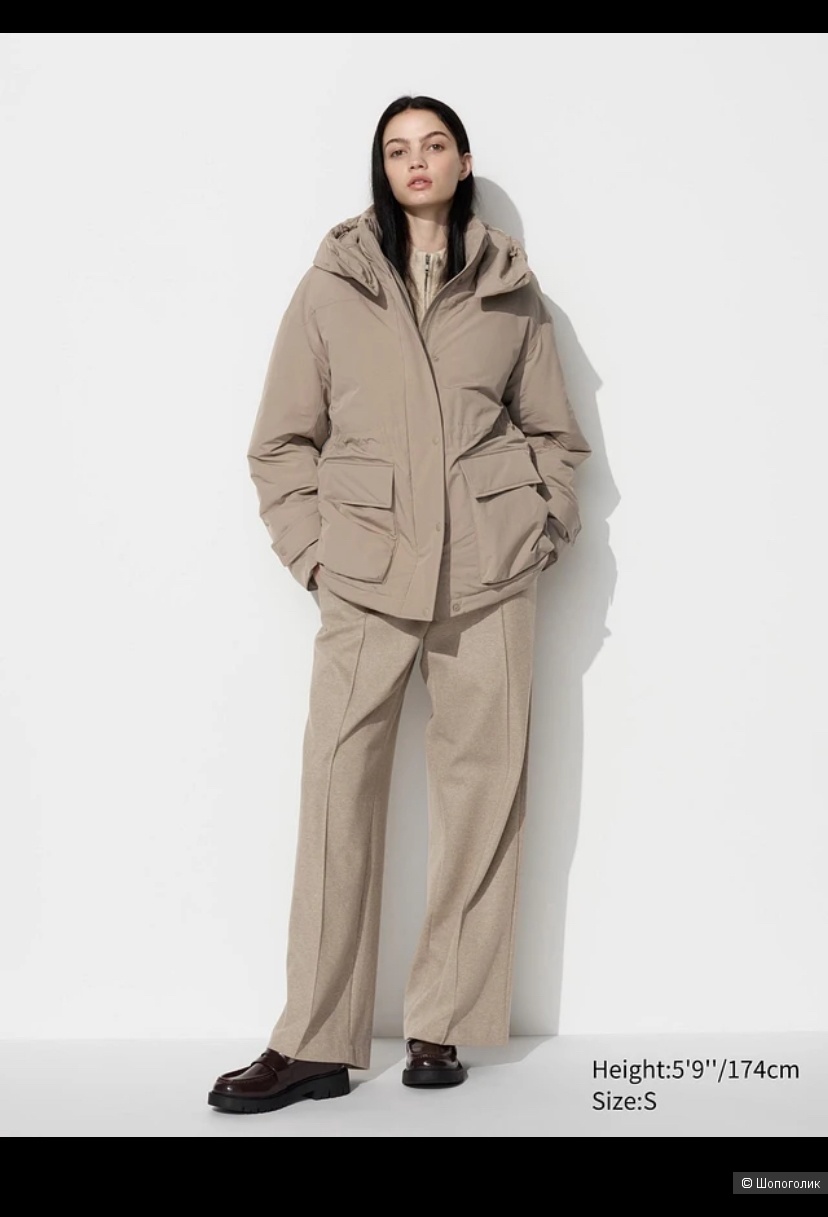 Пуховик Uniqlo размер М