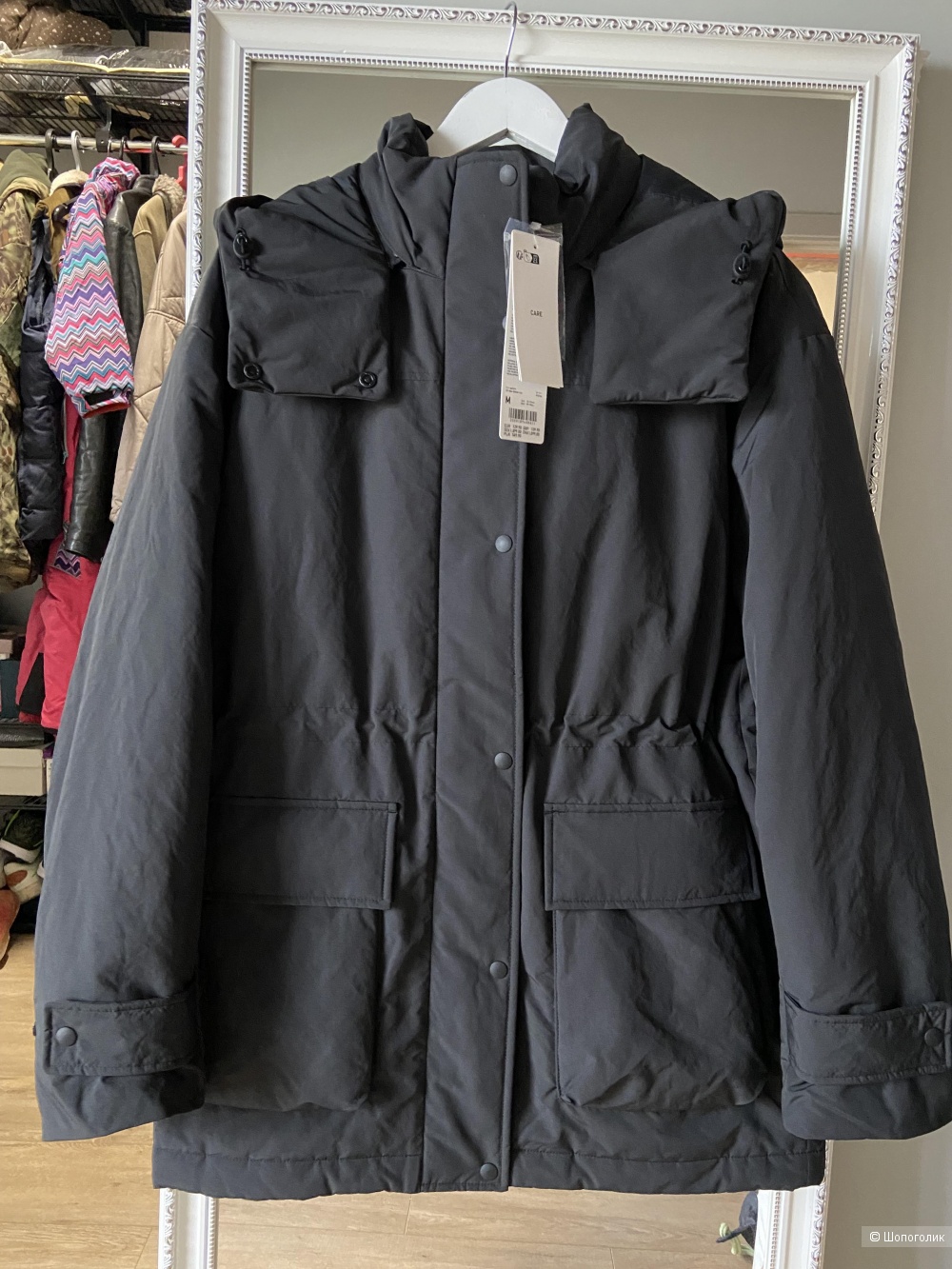 Пуховик Uniqlo размер М