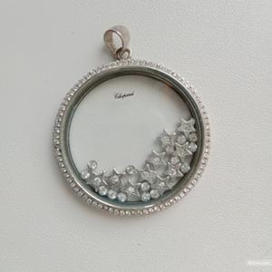 Подвеска серебряная с подвижными серебряными украшениями