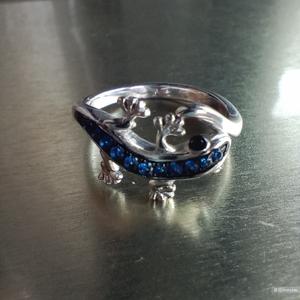 Серебряное кольцо Sandara Ящерица