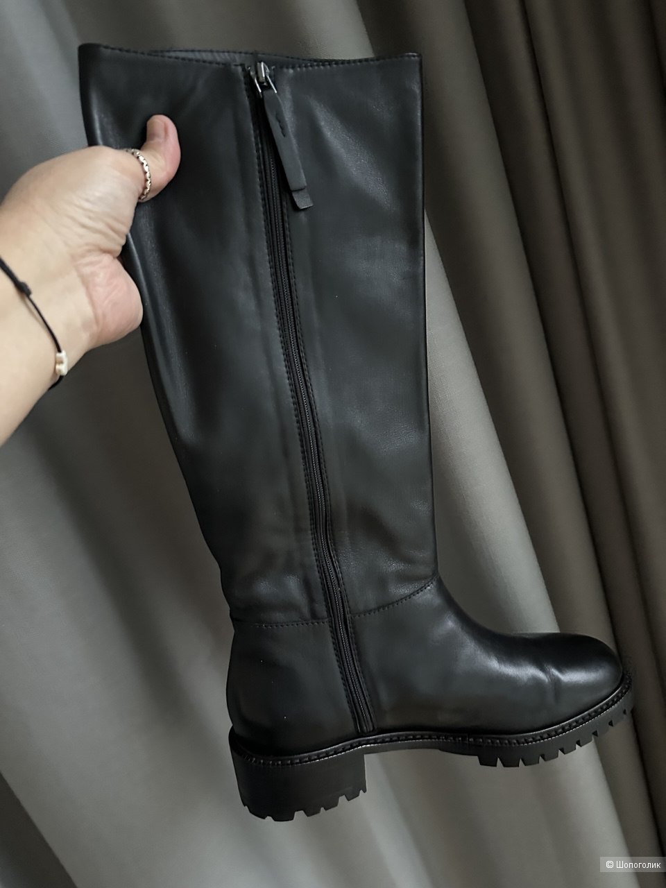 Max Mara высокие сапоги натуральная кожа 39,5
