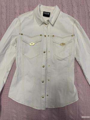 Versace jeans couture джинсовая рубашка XS