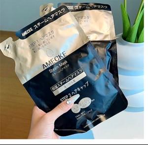 Amecke Steam Mask Moisturizes And Cares For Hair супер увлажняющая реструктурирующая маска для волос, 20 мл+40 грамм