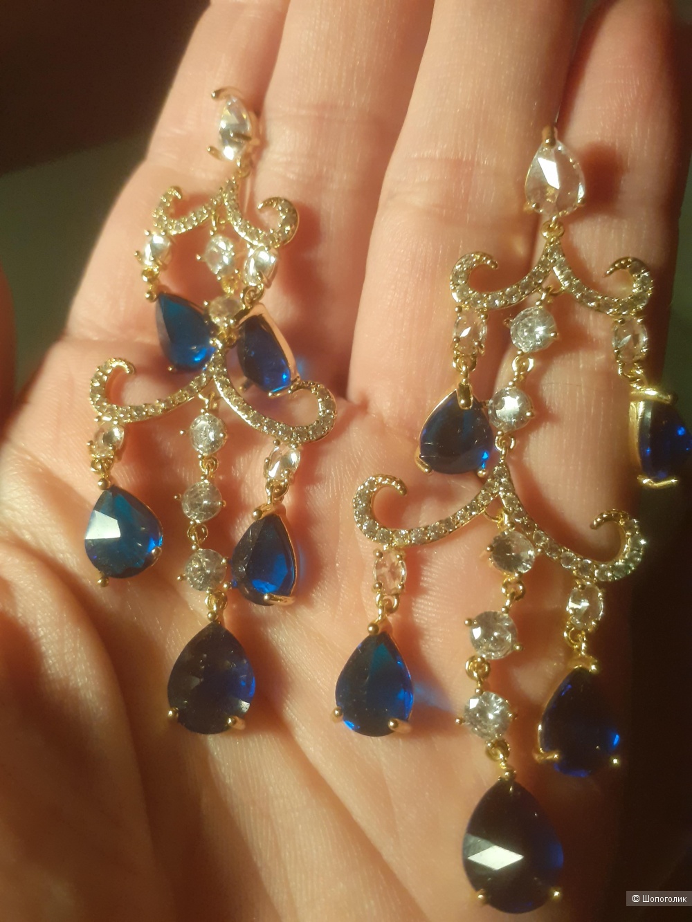 Серьги люстры, бренд Venezia