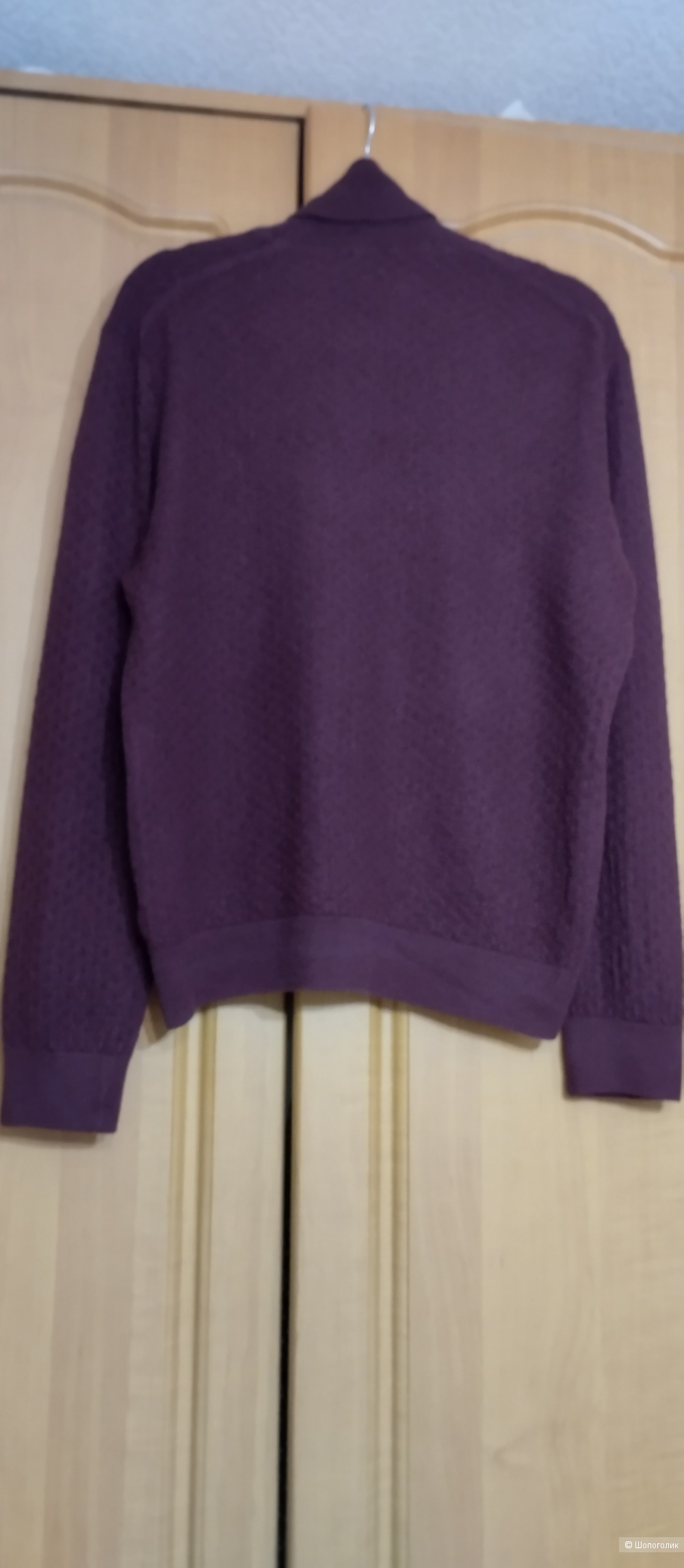 Свитер шерсть и шелк 3D вязка BML, 50-52