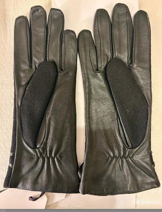 Сенсорные зимние кожаные ELEGANZZA TOUCH IS0150 black Размер: 6.5