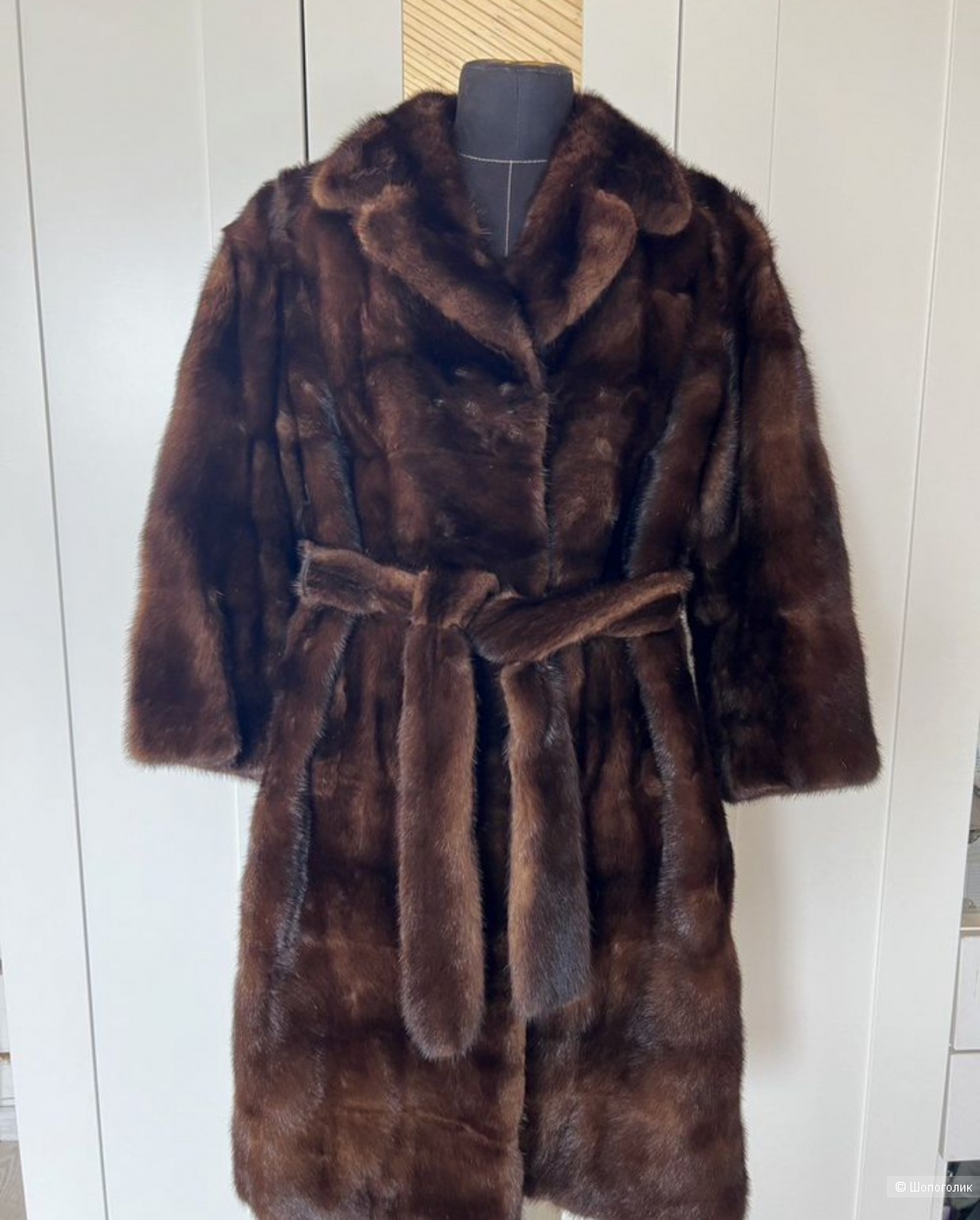Шуба норковая saga mink, L